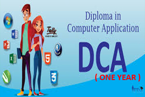 DIPLOMA IN COMPUTER  APPLICATION (one year )